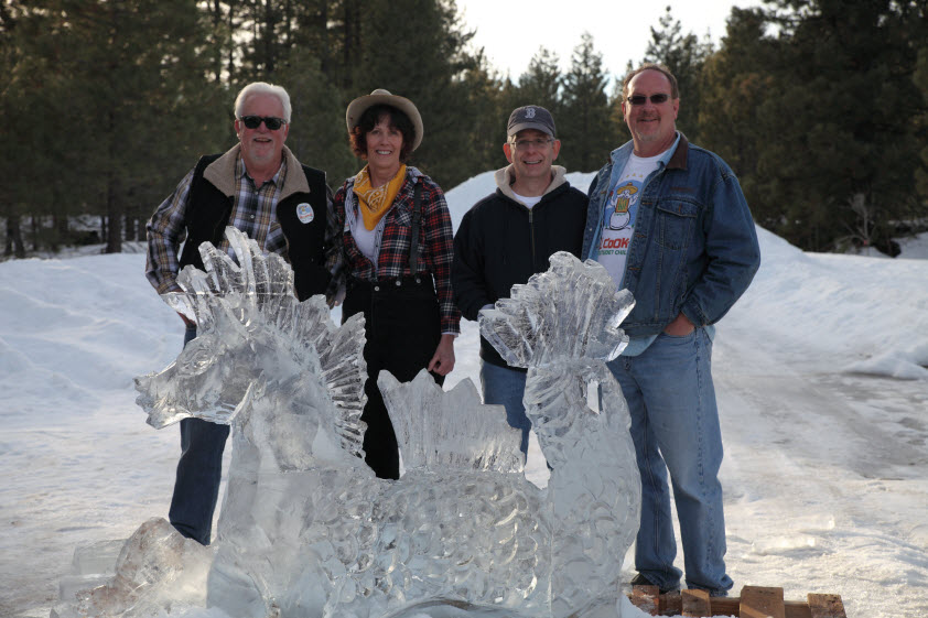 Chili Cook-Off Ice Sculpture