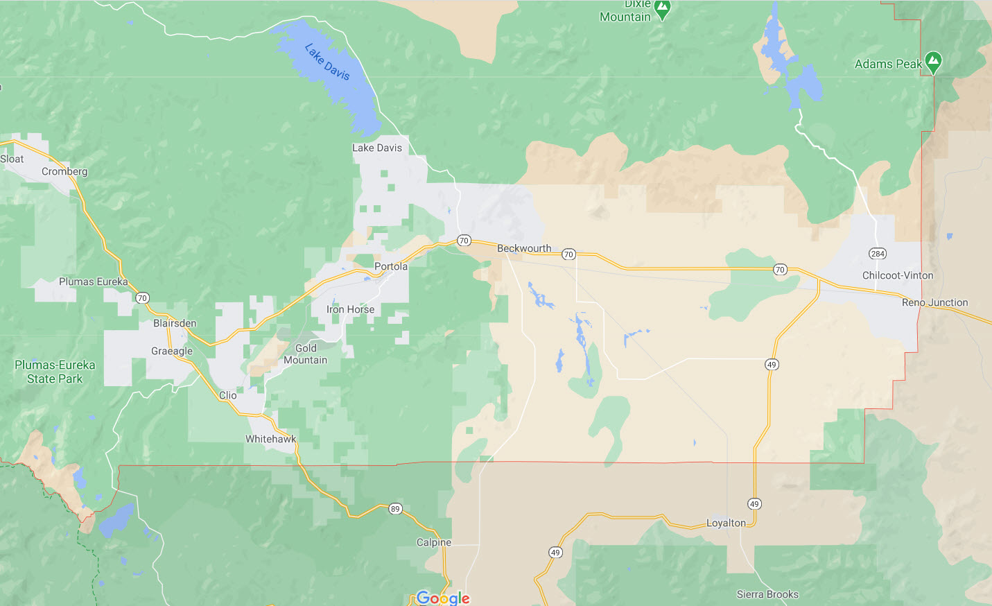 Plumas County Neighborhood Profiles — Graegle, CA